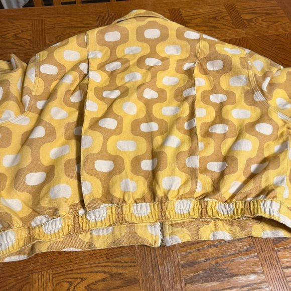 Big Bud Press Jacquard Yellow Printed Ricky Jacket 0XL Cropped Vintage Inspired - Picture 14 of 16